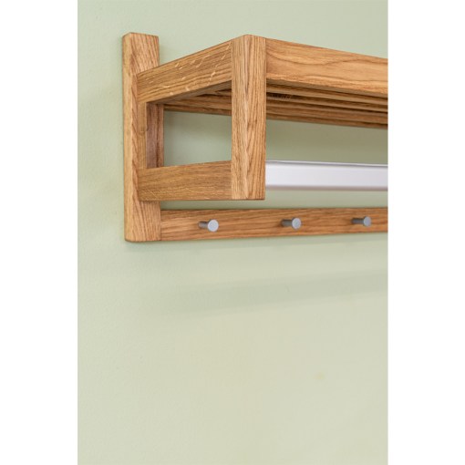 wooden coat rack, oak coat rack, modern coat rack
