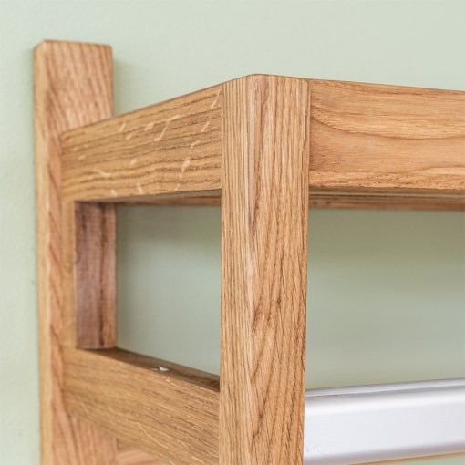 wooden coat rack, oak coat rack, modern coat rack