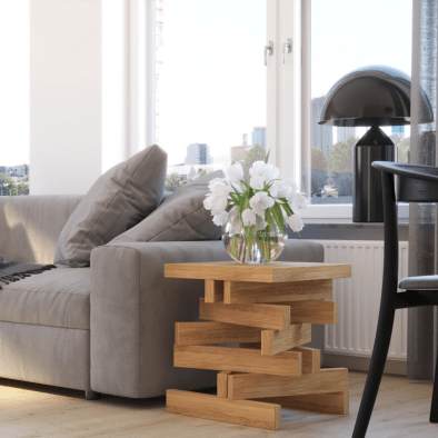 Side table to the hallway