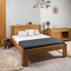 wooden bed