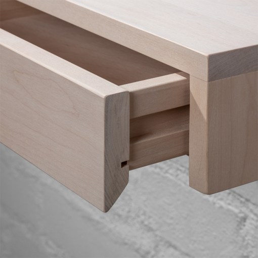 Floating nightstand, nighstand, white nighstand, bedside table, wooden bedside table