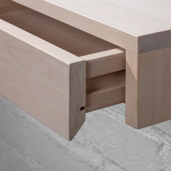 Floating nightstand, nighstand, white nighstand, bedside table, wooden bedside table