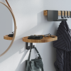 wooden coat rack