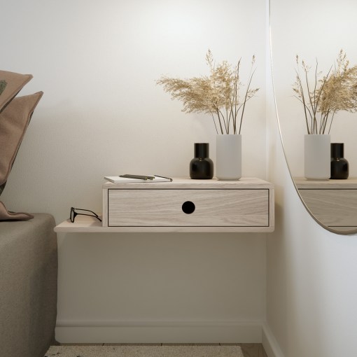 floating nightstand