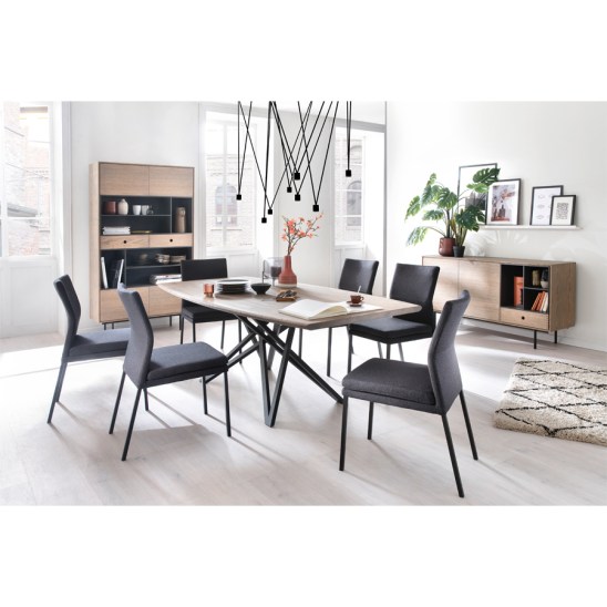 dining table, ruokapöytä, wooden dining table, oak dining table