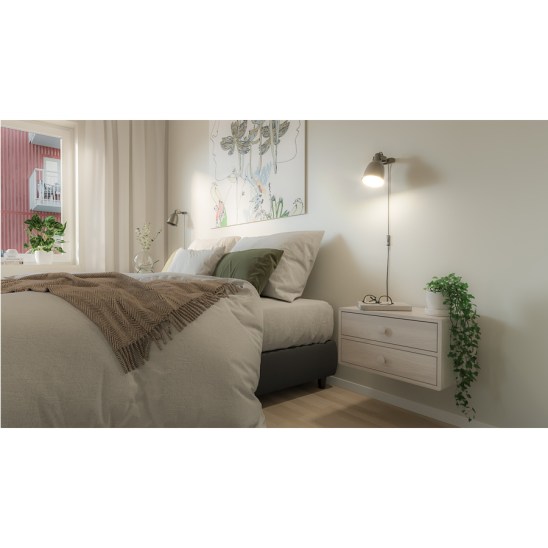 wooden nightstand, floating nightstand, bedside table