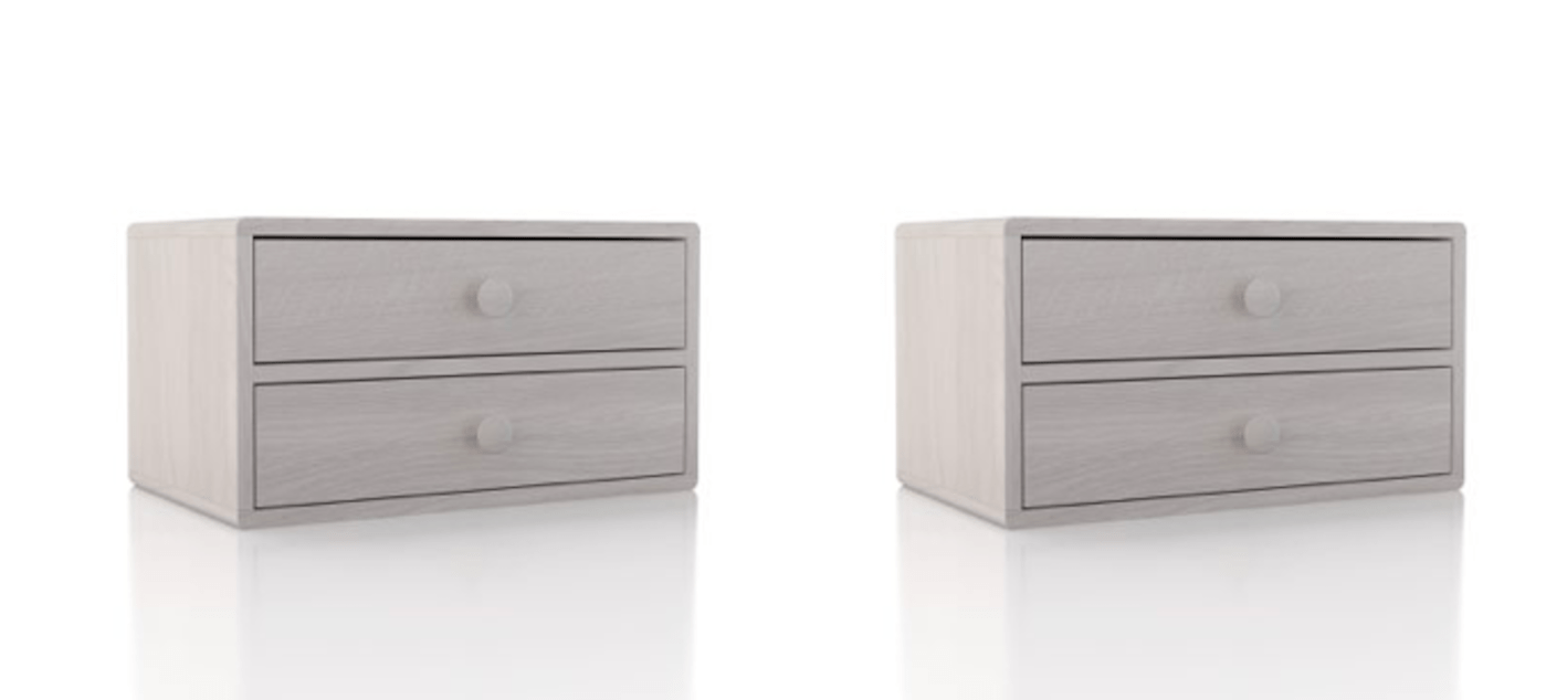 wooden nightstand