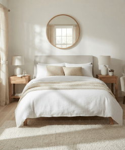 2er-Set Nachttisch Tommy aus massiver Eiche – matt lackiert | Woodek Design