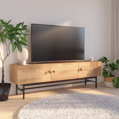 Eichen-TV-Ständer Tommy 180 cm