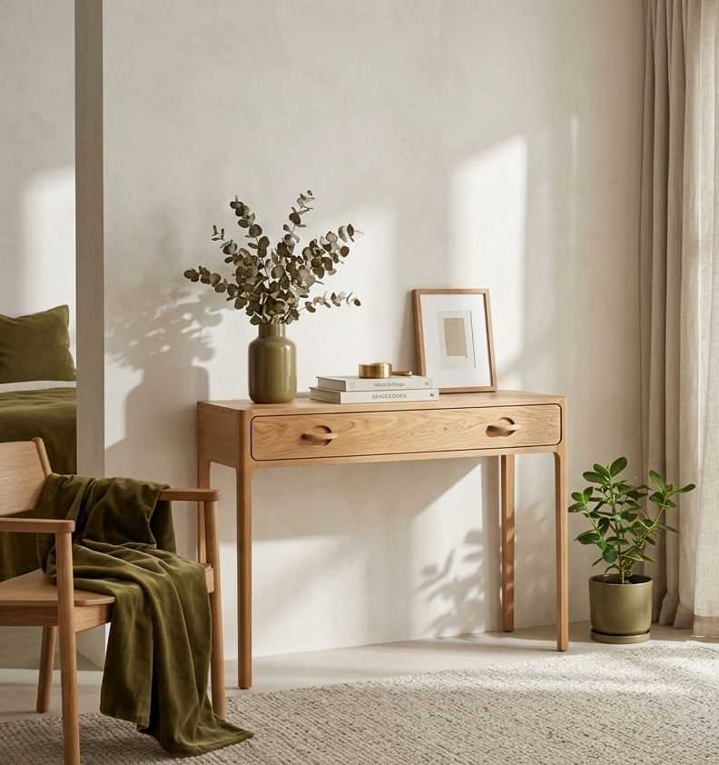 Konsolentisch Elin aus massiver Eiche | Woodek Design