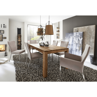 Eichenholzesstisch Antero Verlängerung