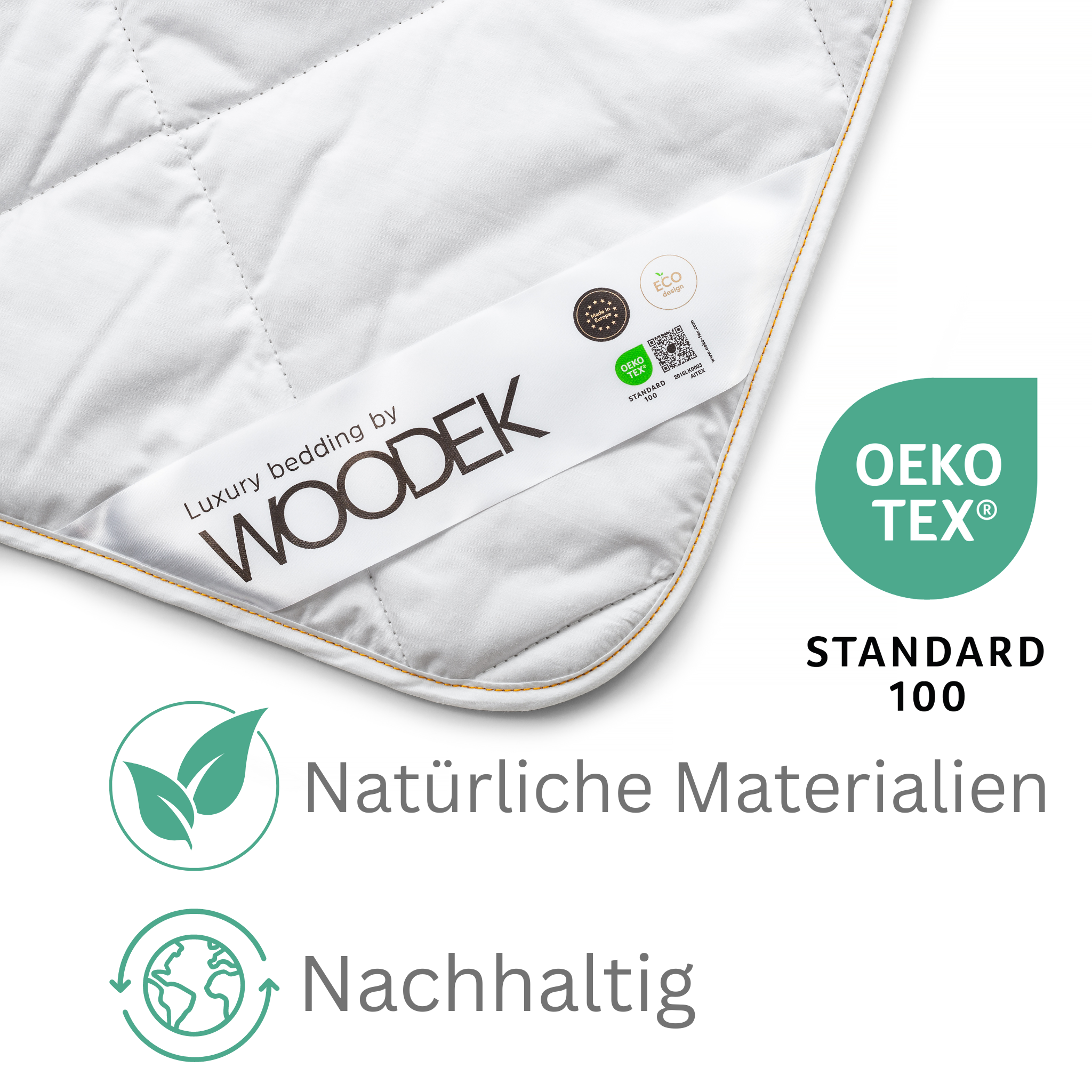 Woodek Luxus-Daunendecke – Premium Wärme für erholsamen Schlaf – Bild 2