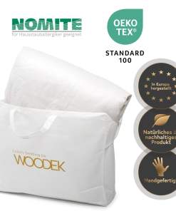 Woodek Luxus-Daunendecke – Premium Wärme für erholsamen Schlaf