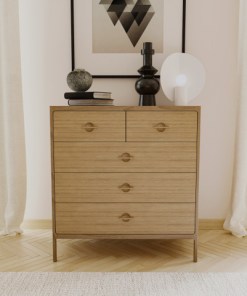 ELIN Kommode 2+3 Eiche weiß geölt | Woodek Design