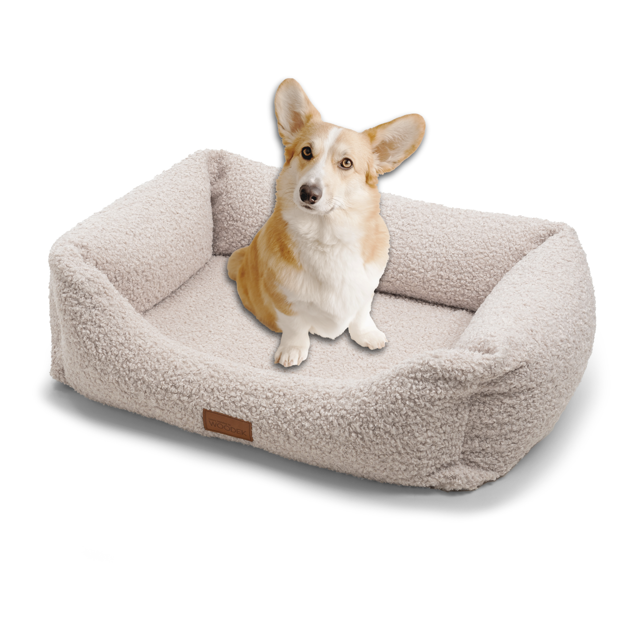 Ergonomisches Milo-Hundesofa von Woodek Design, medium – Luxuriöses und Nachhaltiges Hundebett – Bild 3