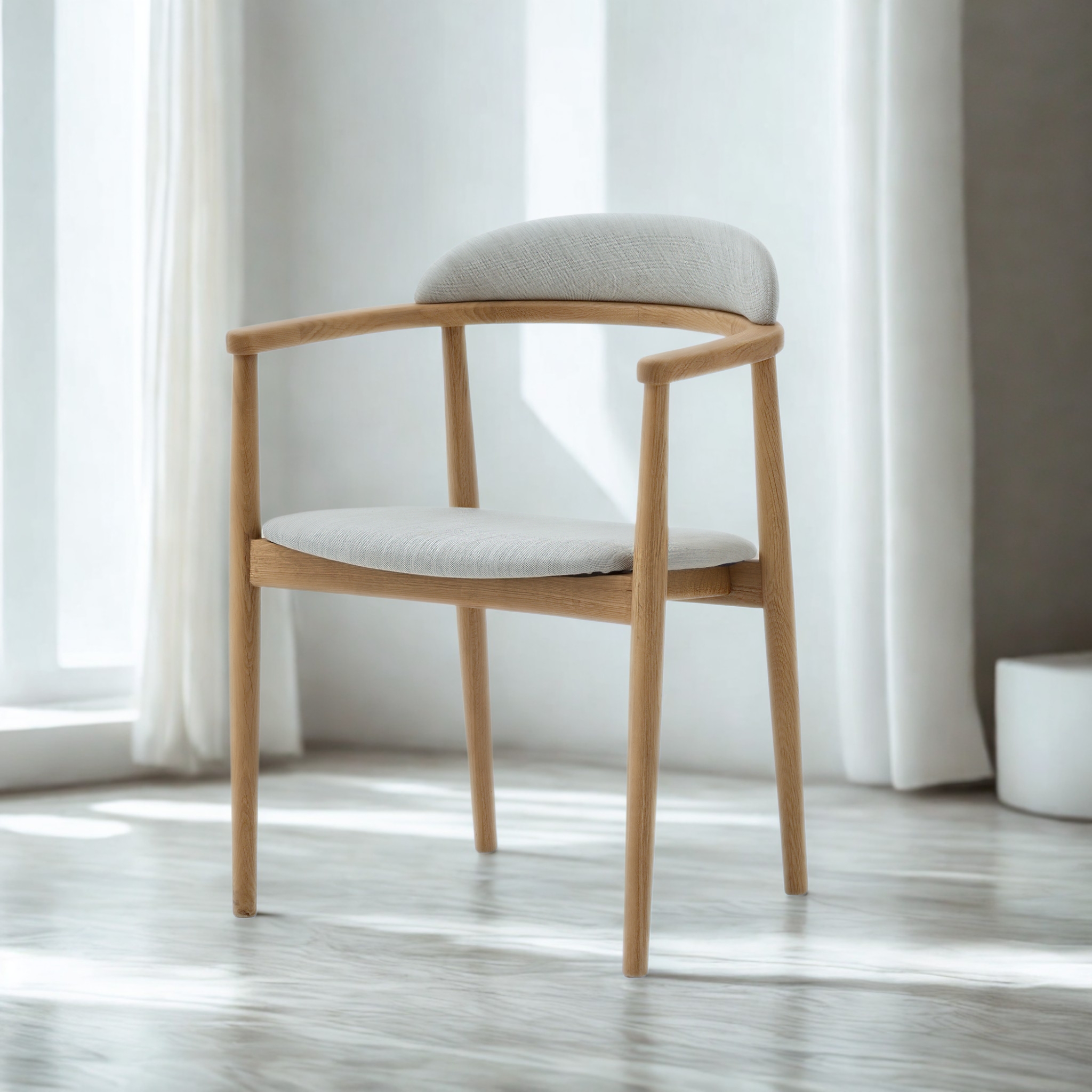 Esszimmerstuhl Elv aus massiver Eiche – skandinavischer Stil mit Komfortgarantie | Woodek Design – Bild 10