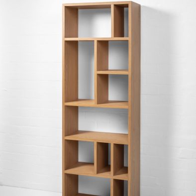 Bergen Bücherregal aus Eichenfurnier, matt lackiert | Woodek Design