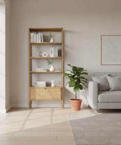 Franz Bücherregal aus Eiche (Massivholz & Furnier), matt lackiert | Woodek Design
