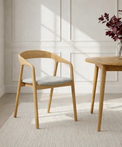 CELESTE Stuhl Eiche natur Stoff NOEL 004 | Woodek Design