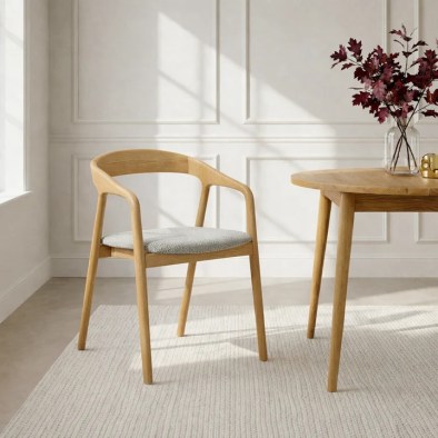 CELESTE Stuhl Eiche natur Stoff NOEL 004 | Woodek Design