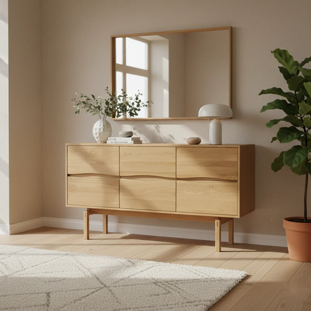 Celeste Kommode aus massiver Eiche | Woodek Design