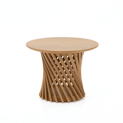 Couchtisch Emma D60 aus massiver Eiche | Woodek Design