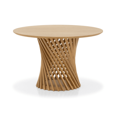 Runder Esstisch Emma aus massiver Eiche | Woodek Design