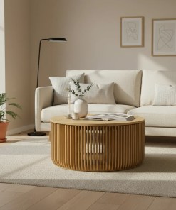 Franz Couchtisch aus Eiche (Massivholz & Furnier), matt lackiert | Woodek Design