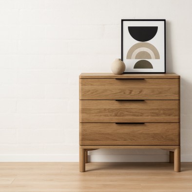 Harry Kommode aus massiver Eiche, matt lackiert | Woodek Design