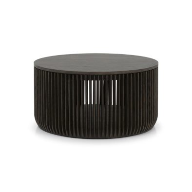 Franz Couchtisch aus Eiche (Massivholz & Furnier), Espresso-Lack | Woodek Design