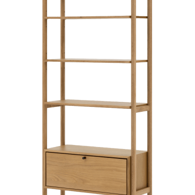 Franz Bücherregal aus Eiche (Massivholz & Furnier), matt lackiert | Woodek Design