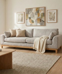 3-Sitzer Sofa Celeste Leigh 111 Grau | Woodek Design