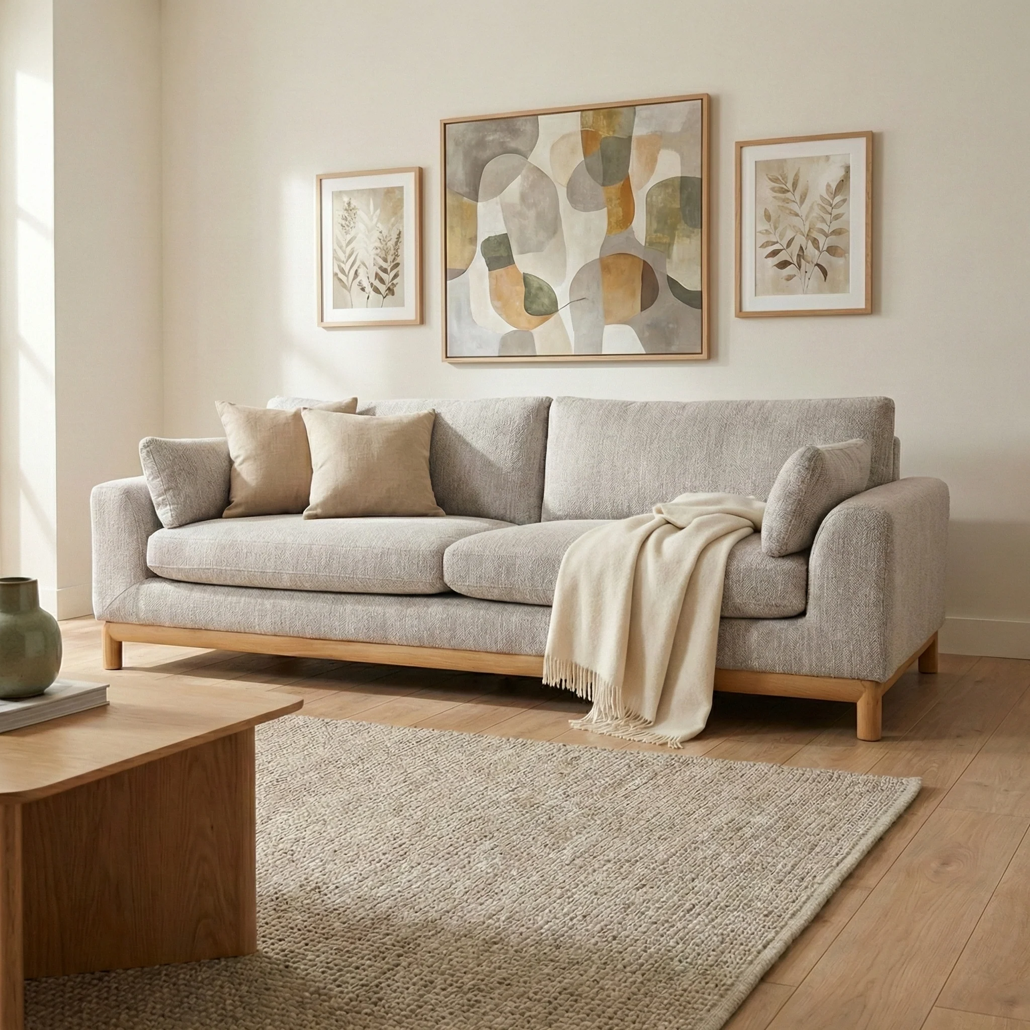3-Sitzer Sofa Celeste Leigh 111 Grau | Woodek Design