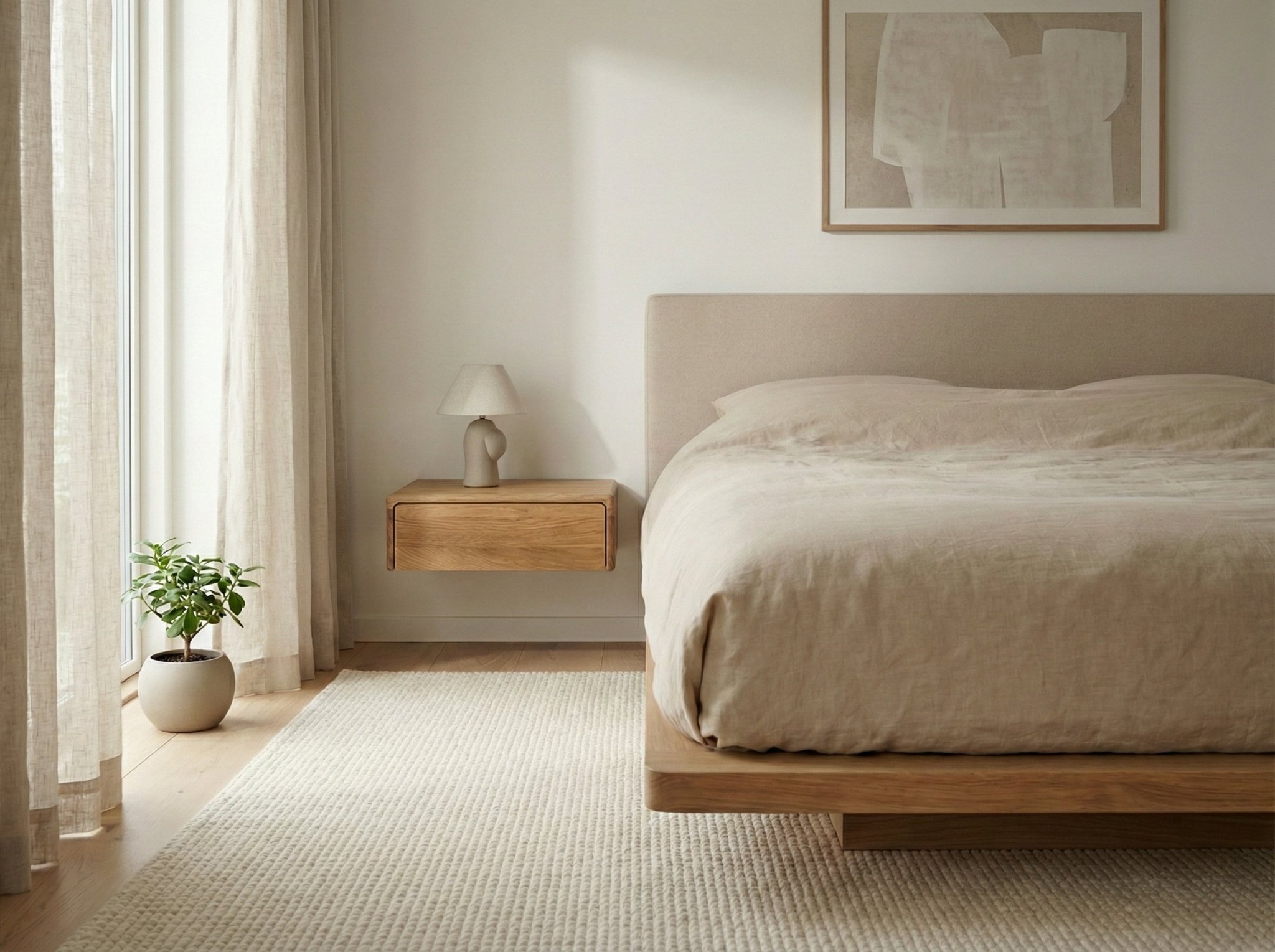 Wand-Nachttisch Frank Eiche | Woodek Design