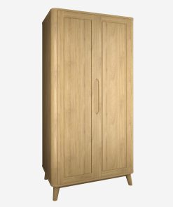 Kleiderschrank Nora aus massiver Eiche | Woodek Design