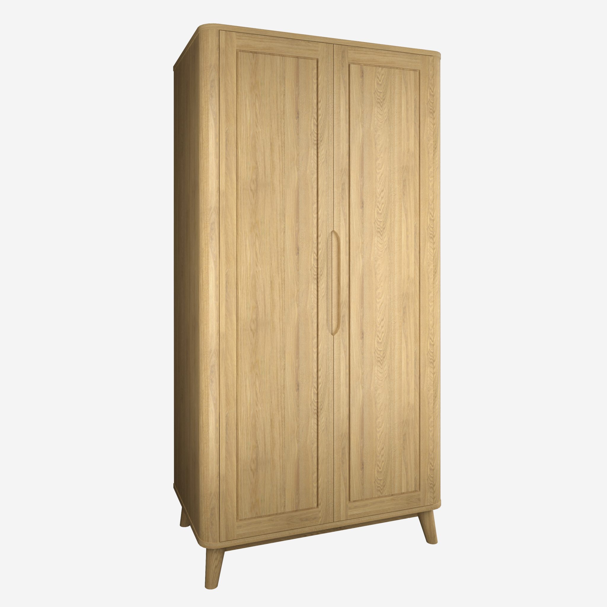 Kleiderschrank Nora aus massiver Eiche | Woodek Design
