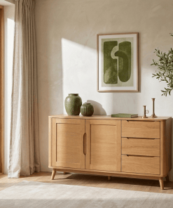 Kommode Nora 3+2 aus massiver Eiche | Woodek Design