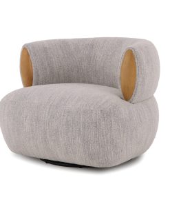 Drehsessel Theo Hellgrau | Woodek Design
