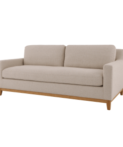 Woodek Schlafsofa TOMMY mit Bettfunktion, Nature Stoff beige, mit Matratze