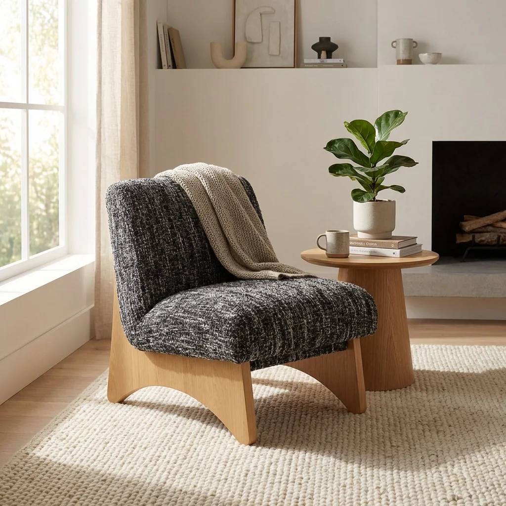Sessel Tommy Schwarz-Weiß | Woodek Design