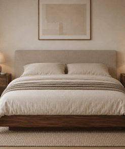 2er-Set Nachttisch Emma 2 aus massivem Nussbaum – matt lackiert | Woodek Design