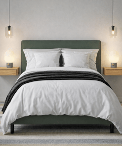 2er-Set Wand-Nachttisch Frank aus massiver Eiche – seidenmatt lackiert | Woodek Design