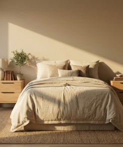 2er-Set Nachttisch Harry aus massiver Eiche – matt lackiert | Woodek Design