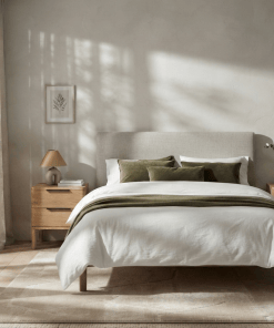2er-Set Nachttisch Harry aus massiver Eiche – matt lackiert | Woodek Design