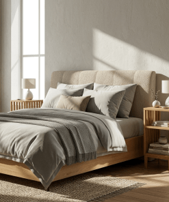 2er-Set Nachttisch Jack aus massiver Eiche – matt lackiert | Woodek Design