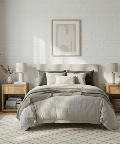 2er-Set Nachttisch Helene aus massiver Eiche – matt lackiert | Woodek Design