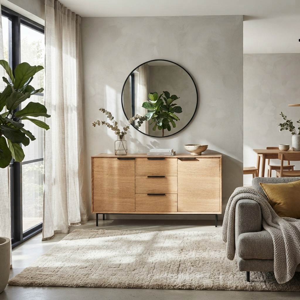 Bergen Kommode aus Eiche (Massivholz & Furnier), matt lackiert | Woodek Design