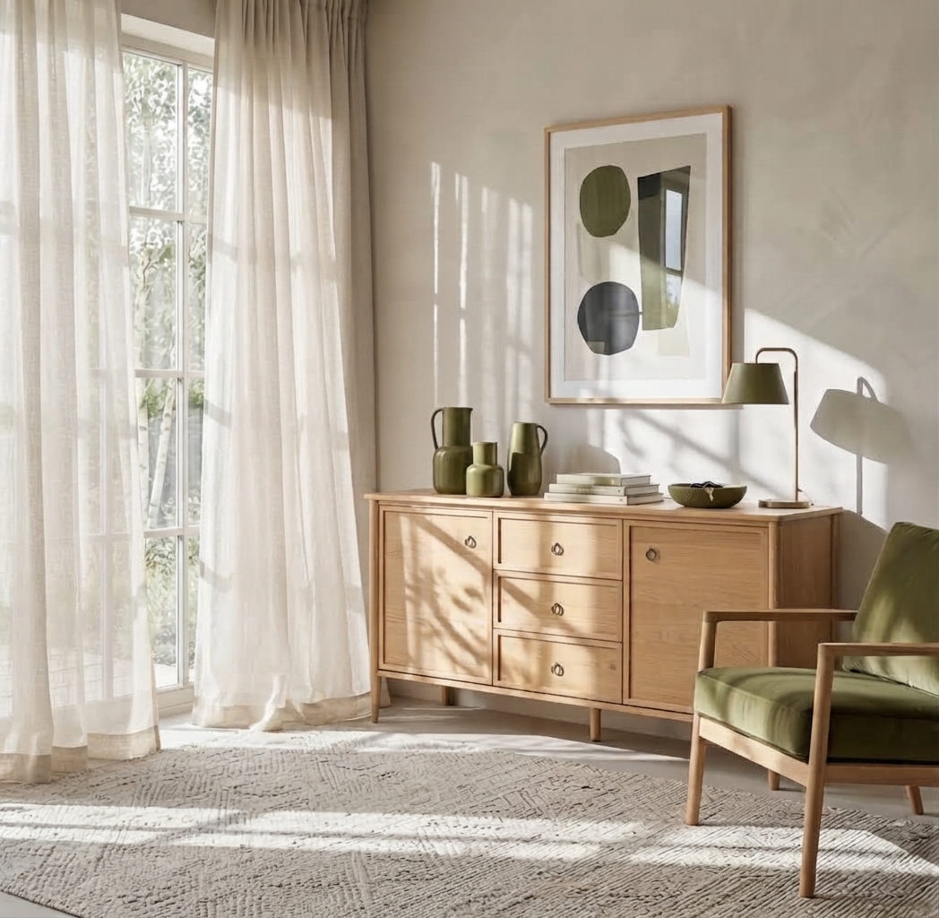 Sideboard Rose aus Eiche – Natur, 150 cm