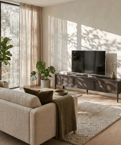 TV-Lowboard Rose 175, Eiche Espresso